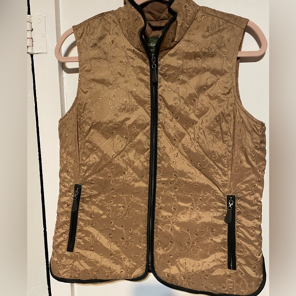 Eddie Bauer Premium Goose Down Vest Women's Size Medium